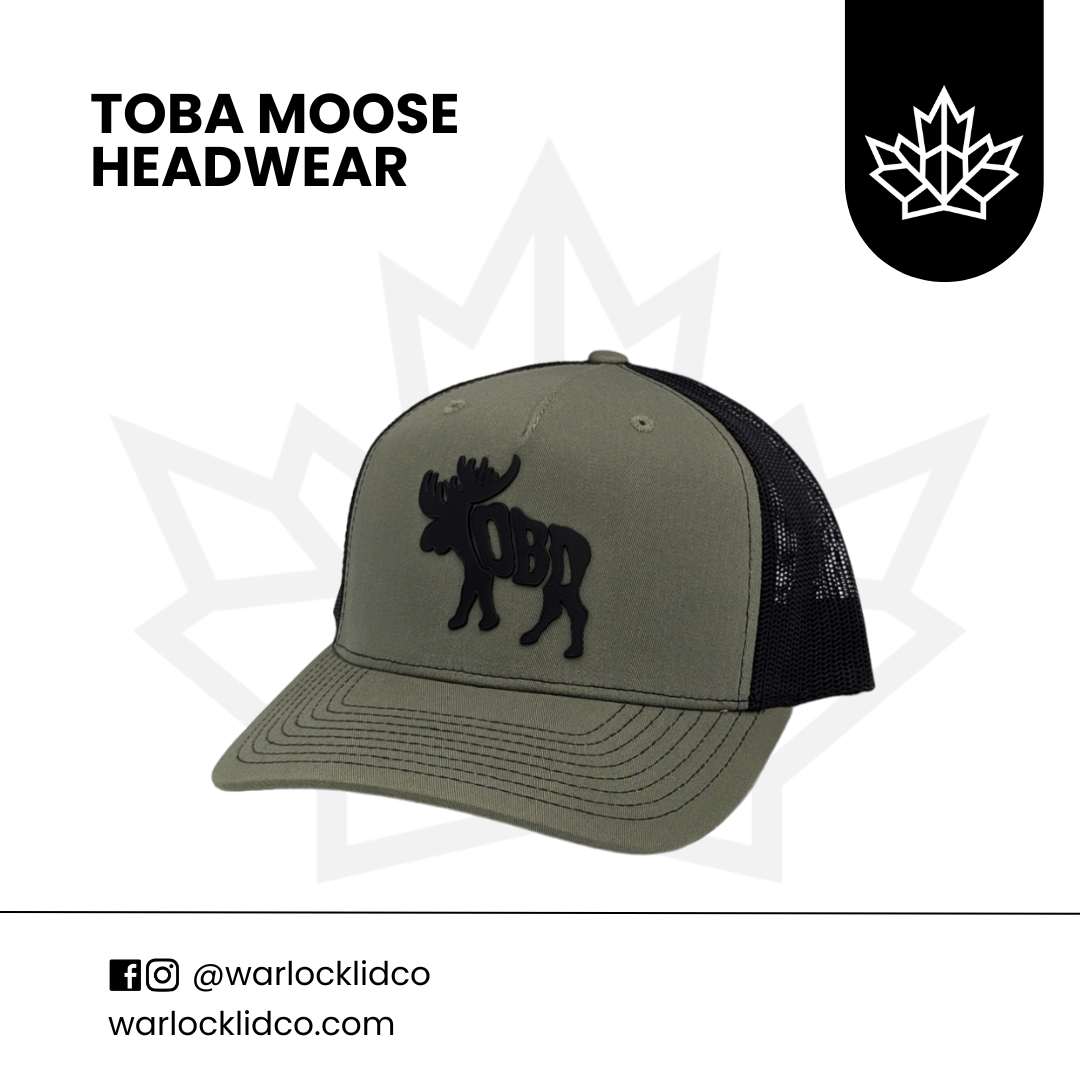 Toba Moose Snapback Hats  | Warlock Lid Co | Adjustable Cap