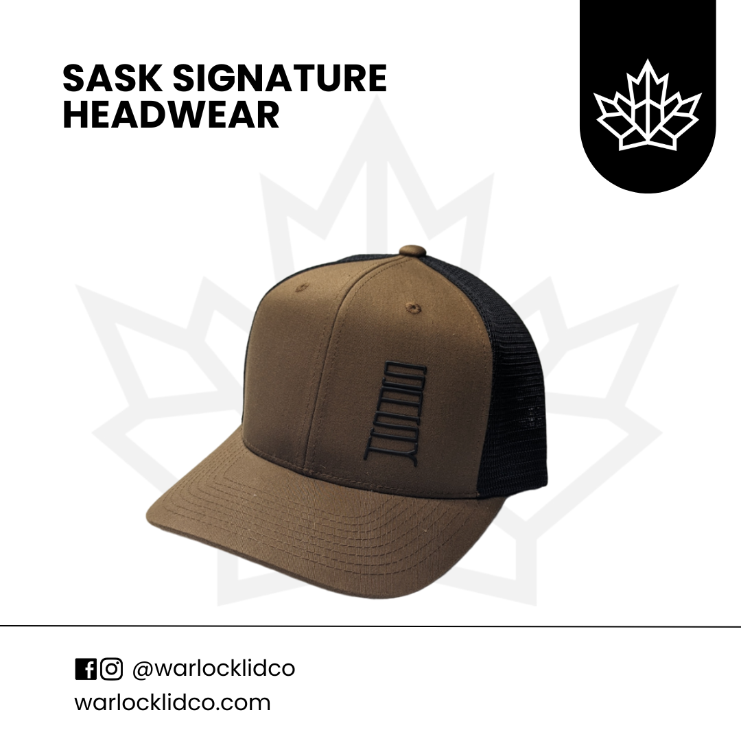 Sask Signature Snapback Hats | Warlock Lid Co