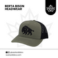 Berta Bison Headwear | Warlock Lid Co | Adjustable Snapback