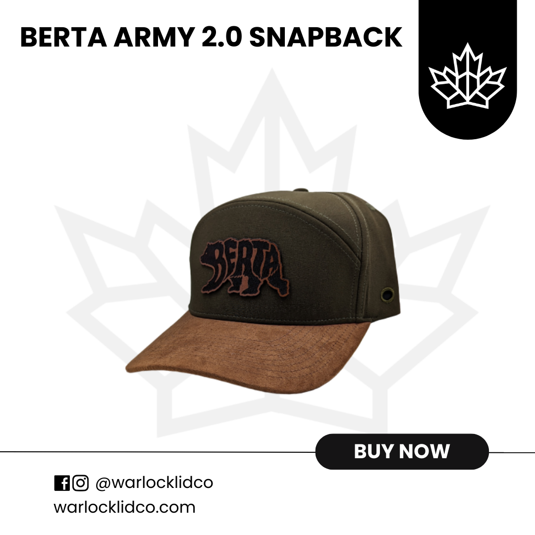 Berta Army 2.0 Hat | Warlock Lid Co | Adjustable Snapback