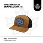 Toba Harvest Snapback Hats  | Warlock Lid Co | Adjustable Cap