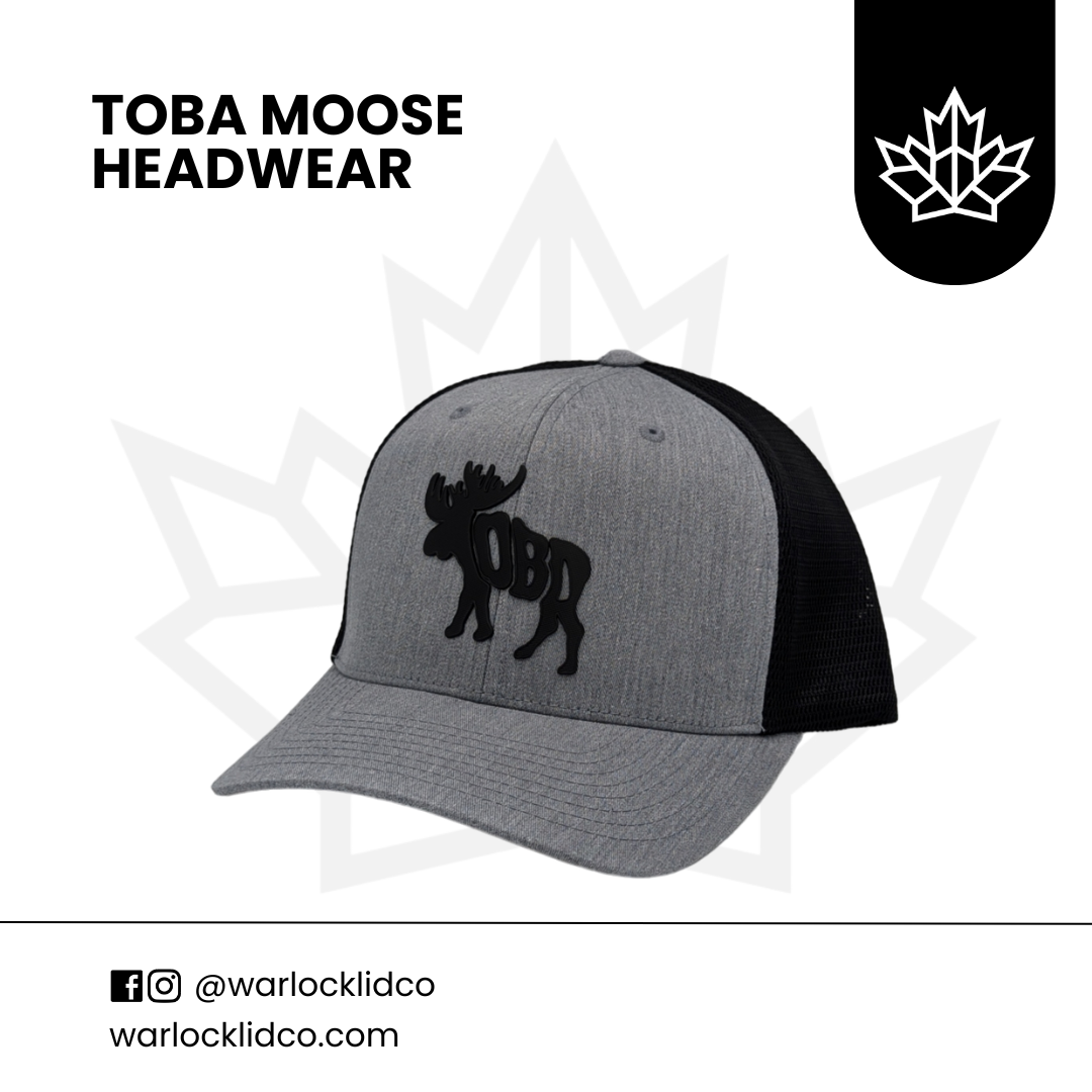 Toba Moose Snapback Hats  | Warlock Lid Co | Adjustable Cap