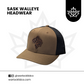 Sask Walleye Snapback Hats | Warlock Lid Co | Adjustable Leather Patch Hat