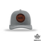 Sask Leather Patch Snapbacks | Warlock Lid Co | Adjustable trucker hat