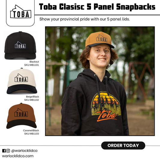 Toba Classic 5 Panel Snapbacks