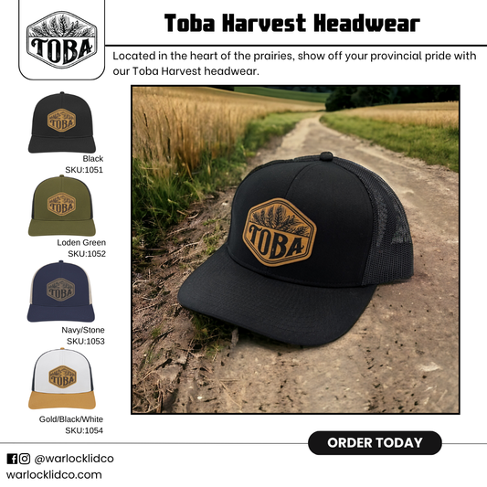 Toba Harvest Snapback Hats  | Warlock Lid Co | Adjustable Cap