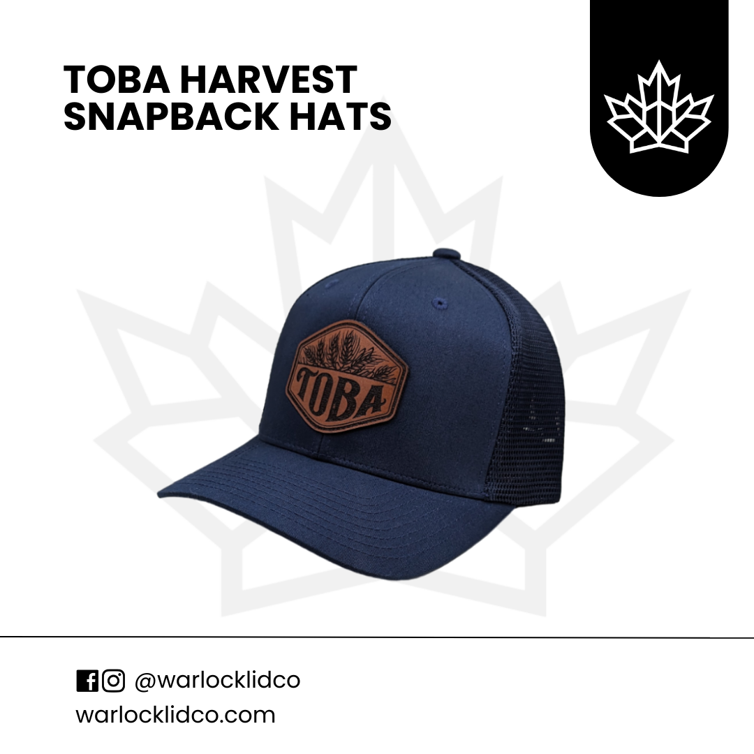 Toba Harvest Snapback Hats  | Warlock Lid Co | Adjustable Cap