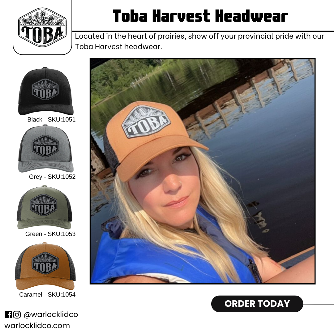 Toba Harvest Snapback Hats  | Warlock Lid Co | Adjustable Cap