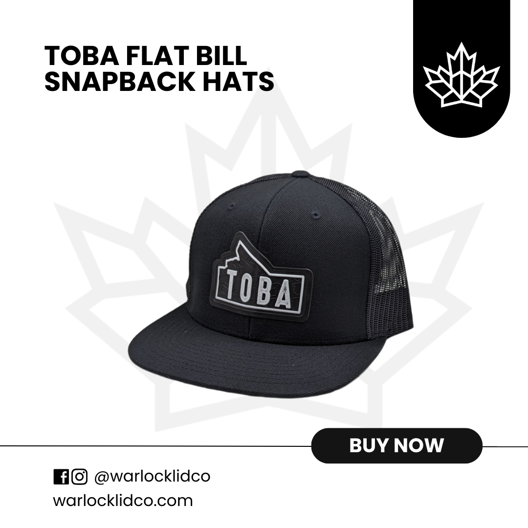 Toba Flat Bills | Warlock Lid Co | Adjustable Meshback