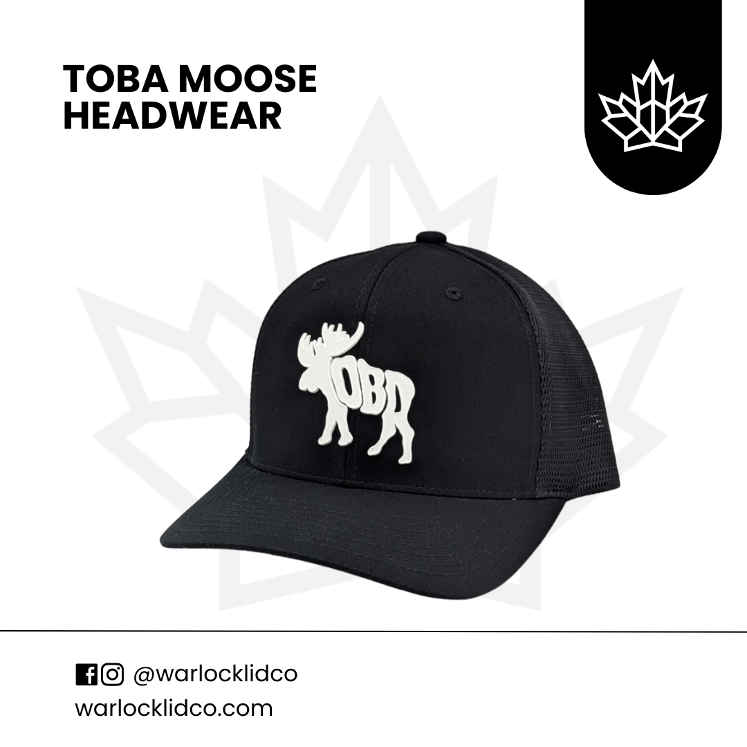 Toba Moose Snapback Hats  | Warlock Lid Co | Adjustable Cap