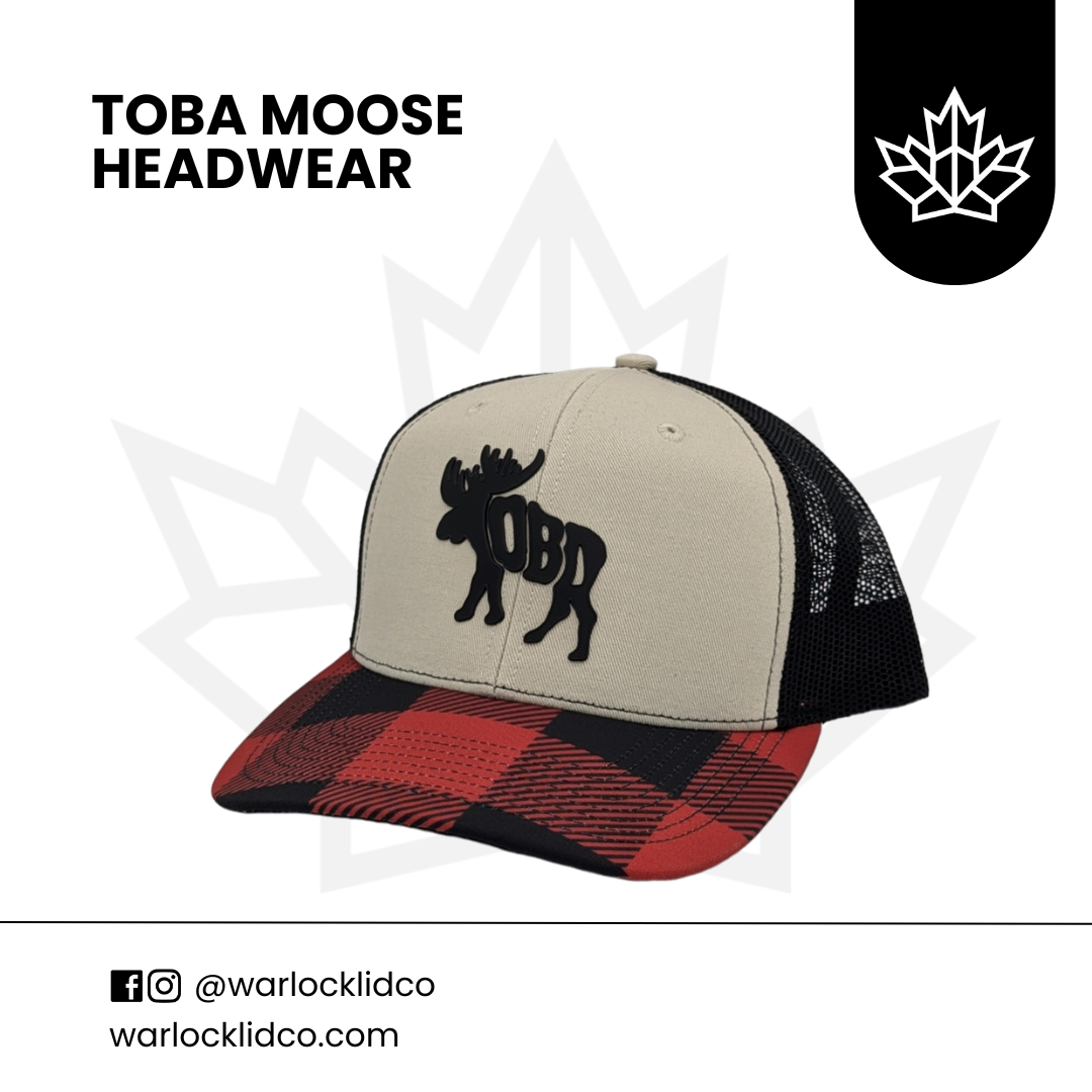 Toba Moose Snapback Hats  | Warlock Lid Co | Adjustable Cap