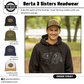 Berta 3 Sisters Mountains Snapback | Warlock Lid Co | Adjustable Trucker Hat