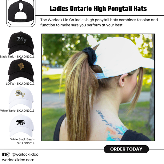 Tario Ladies High Ponytail Hats