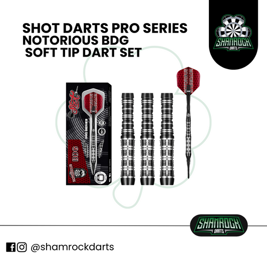 Shot Pro Series - Notorious BDG Soft Tip Dart Set