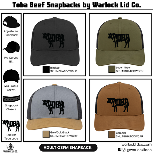 Toba Beef Snapback Hats