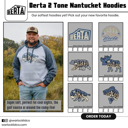 Berta Nantucket 2 Tone Hoodies