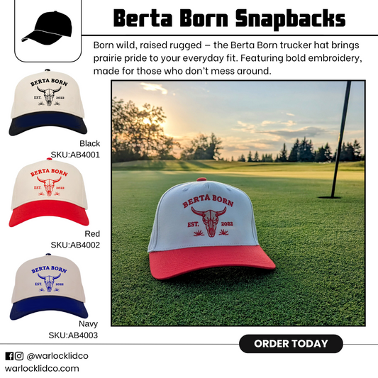 Berta Born 5 Panel Snapbacks