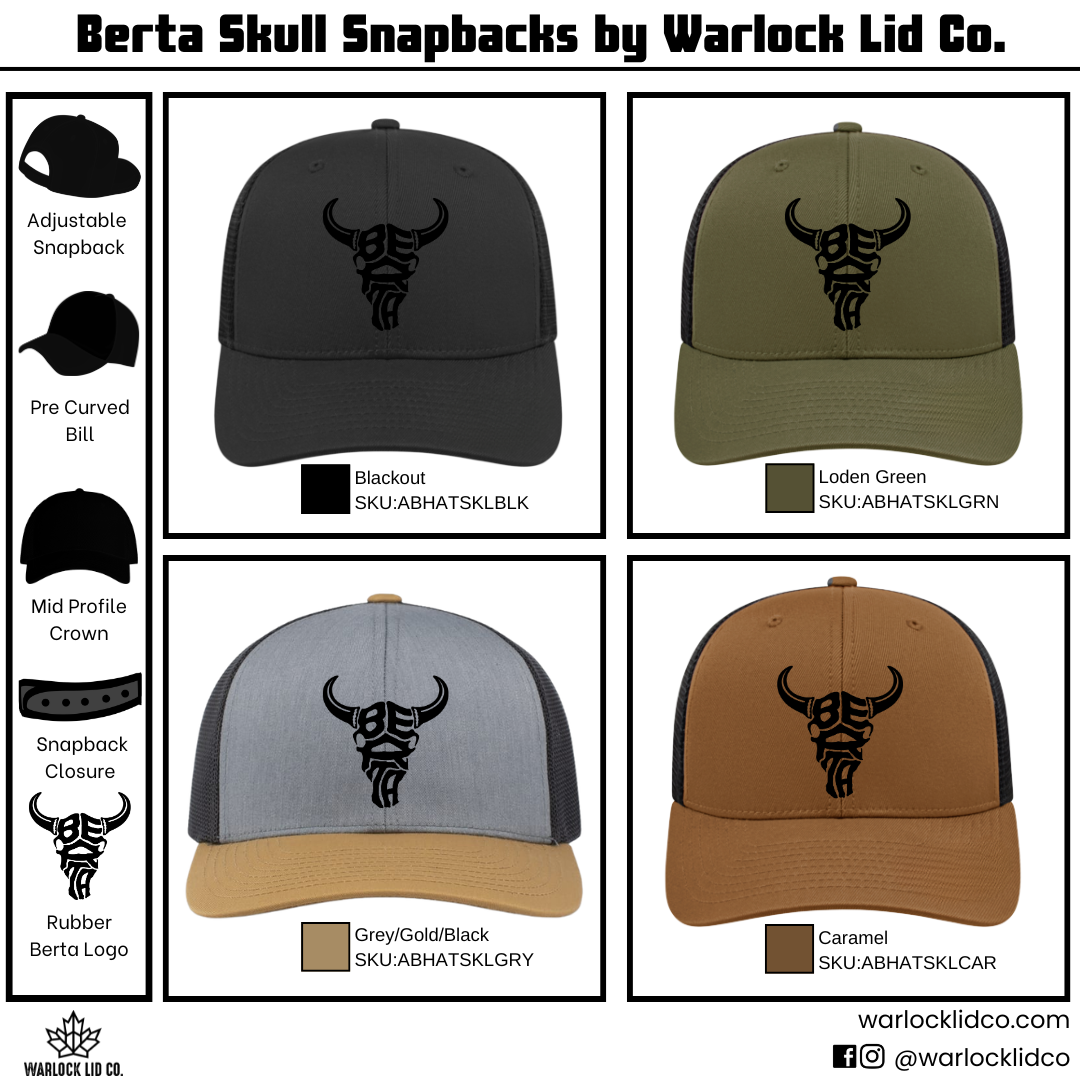 Berta Skull Snapbacks