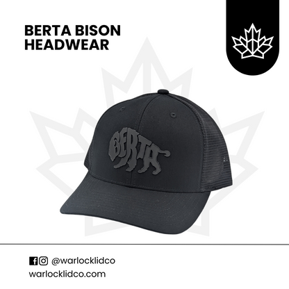 Berta Bison Headwear | Warlock Lid Co | Adjustable Snapback