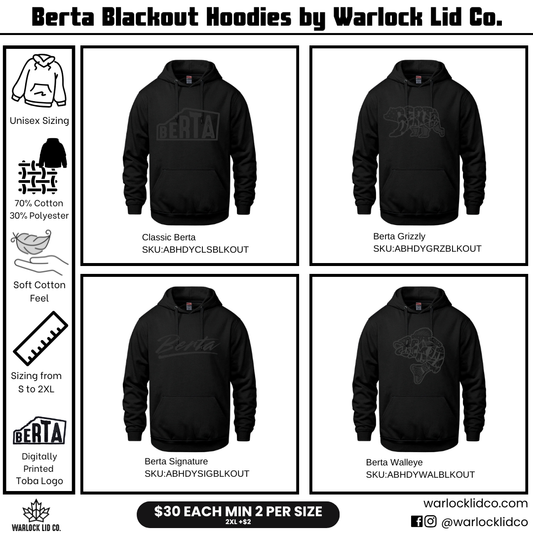 Berta Blackout Hoodies