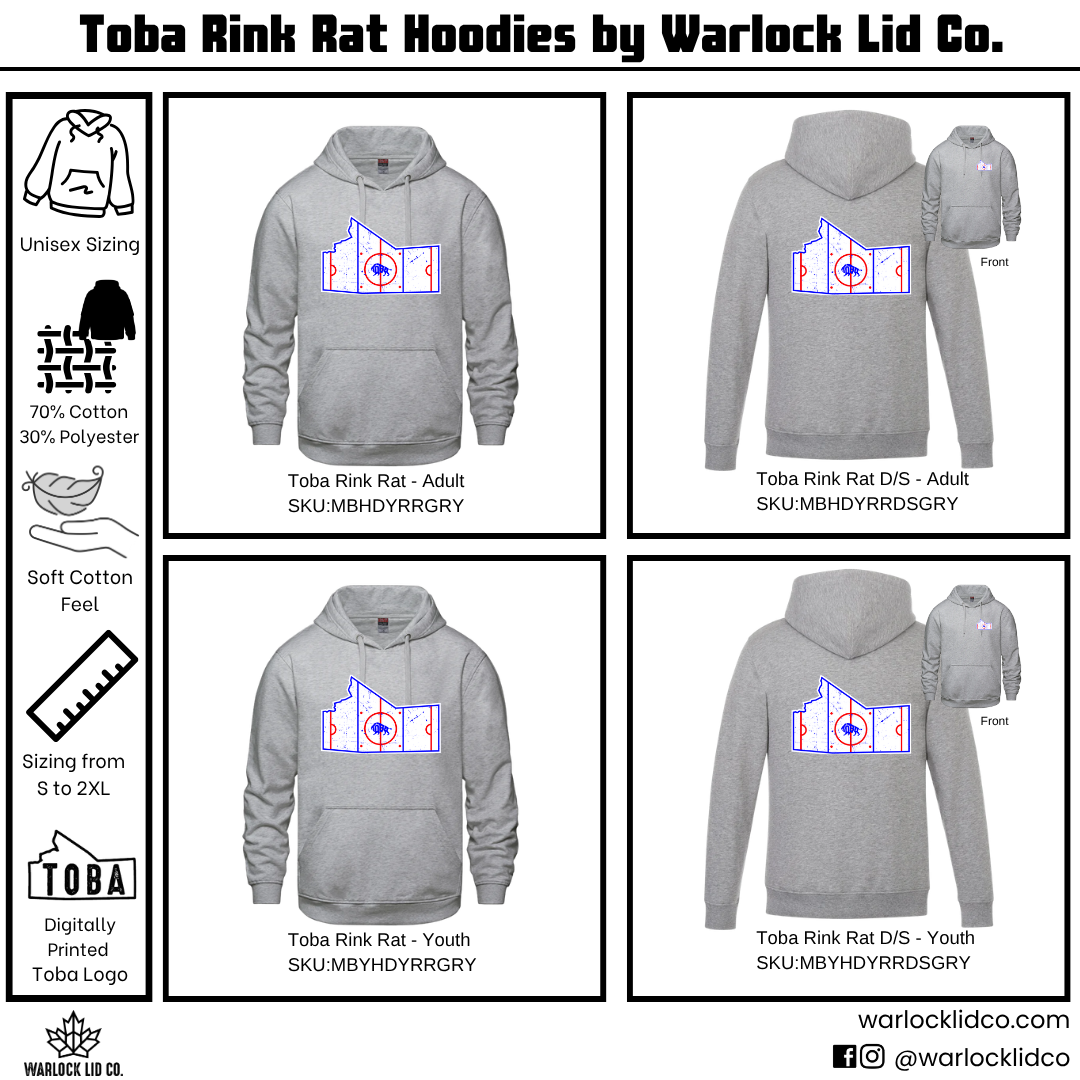 Toba Rink Rat Hoodies
