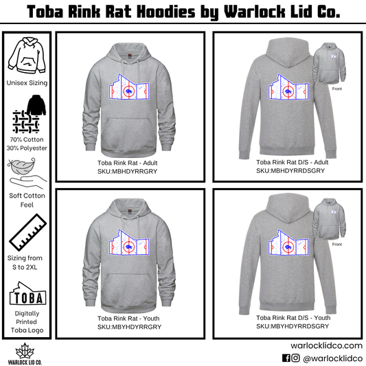 Toba Rink Rat Hoodies