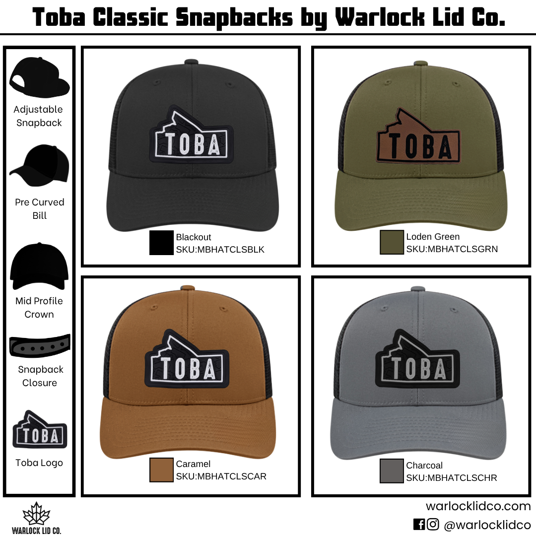 Toba Classic Snapback Hats