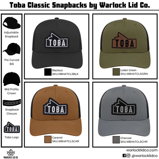 Toba Classic Snapback Hats