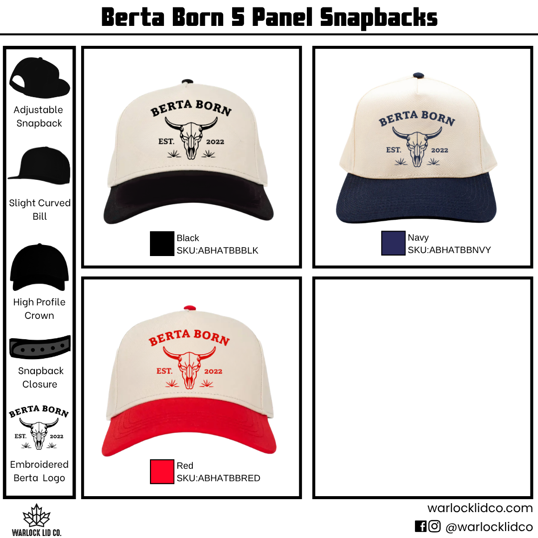 Berta Born 5-Panel Snapback