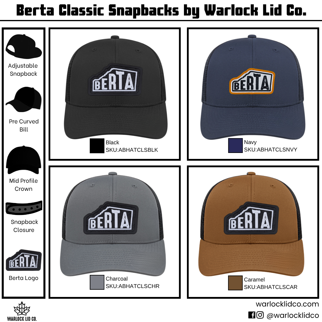 Berta Classic Snapback Hats