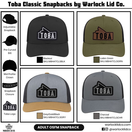 Toba Classic Snapback Hats