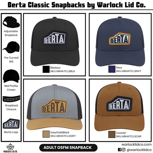 Berta Classic Snapback Hats