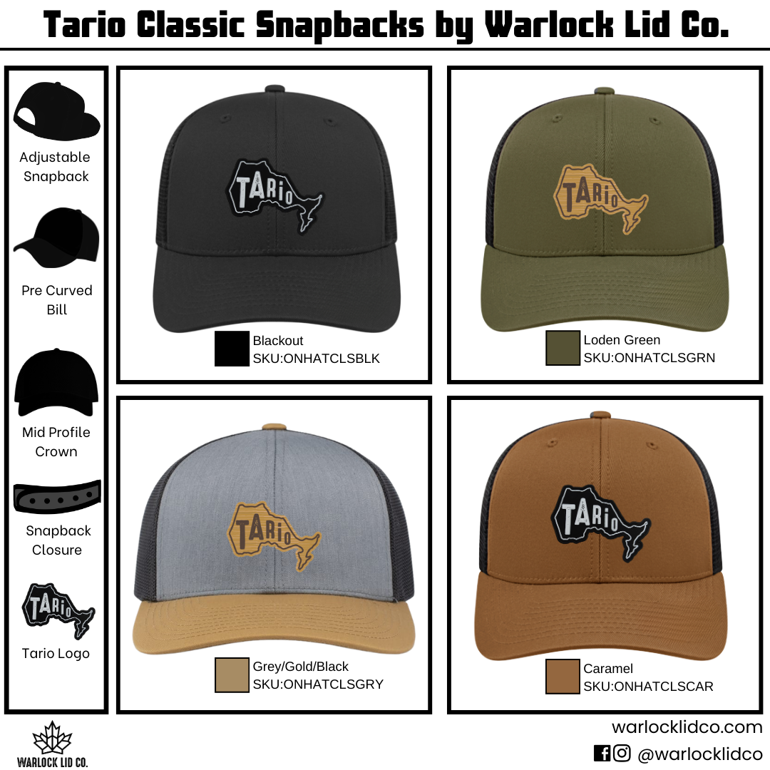 Tario Classic Snapback Hats