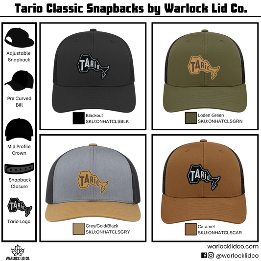 Tario Classic Snapback Hats