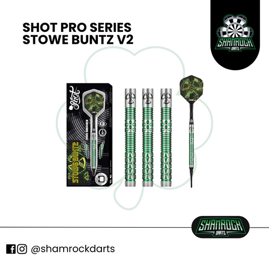 Shot Pro Series - Stowe Buntz V2 Soft Tip Dart Set