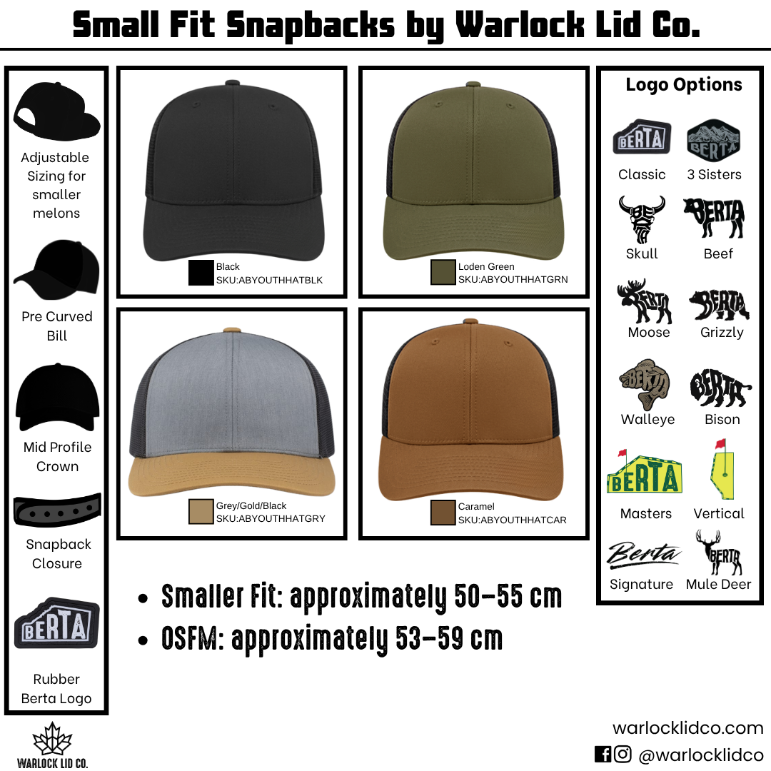 Berta Small Fit Snapbacks