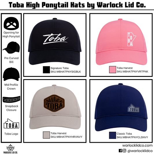 Toba Ladies High Ponytail Hats