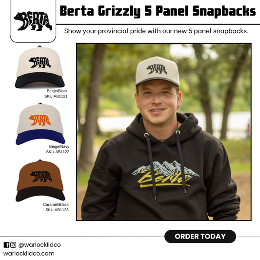 Berta Grizzly 5 Panel Hats