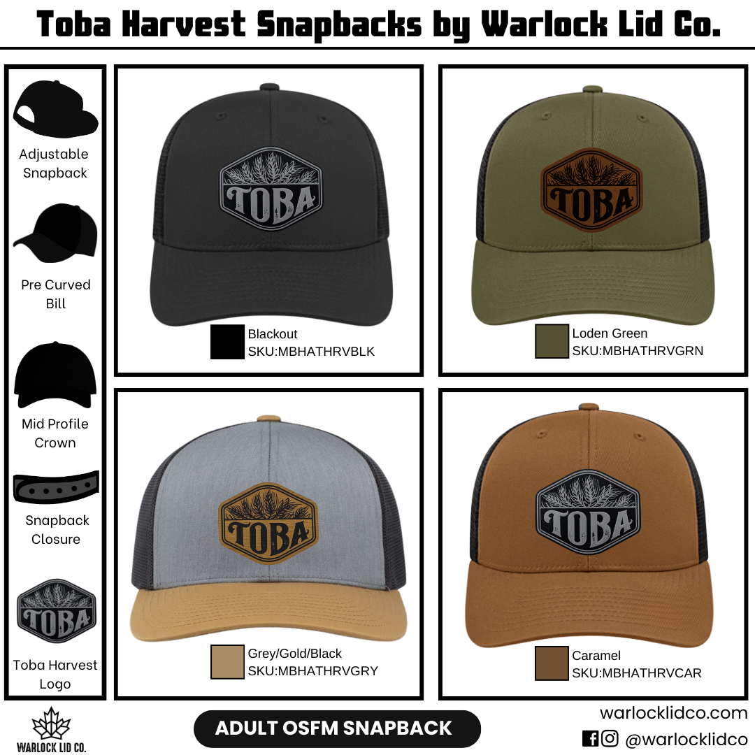 Toba Harvest Snapback Hats