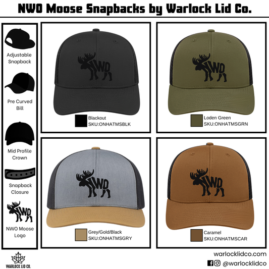 NWO Moose Snapback Hats