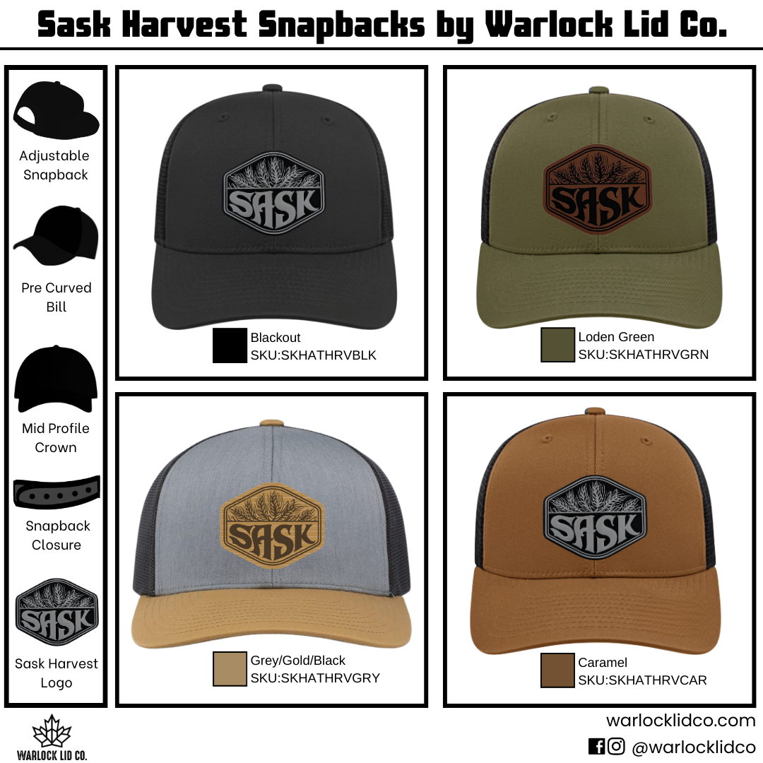 Sask Harvest Snapback Hats