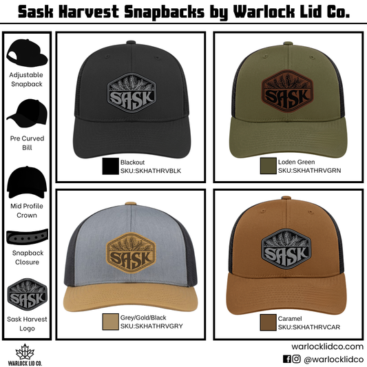 Sask Harvest Snapback Hats