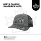Berta Classic Snapback Hats | Warlock Lid Co | Adjustable Trucker Cap