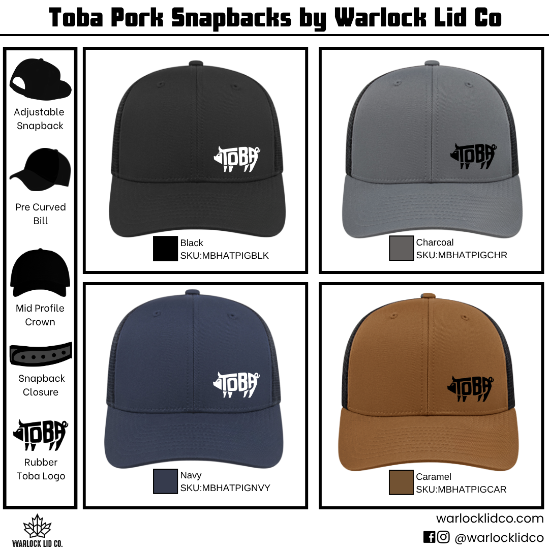 Toba Pork Snapback Hats