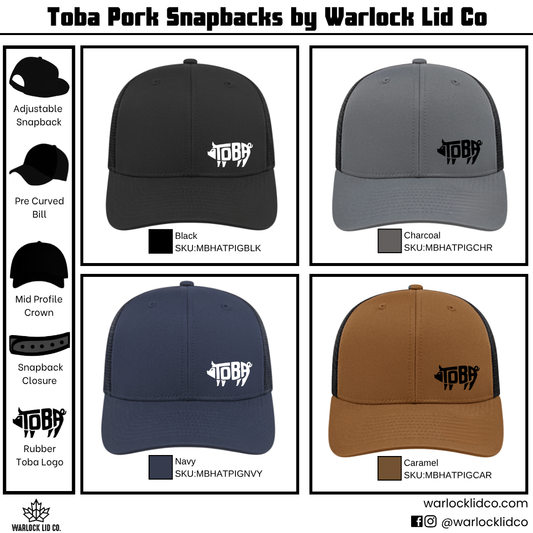 Toba Pork Snapback Hats