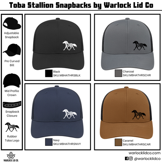 Toba Stallion Snapback Hats