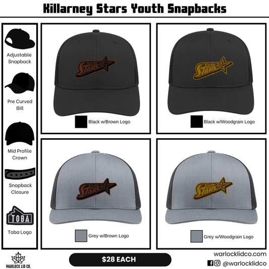 Killarney Stars Youth Snapbacks