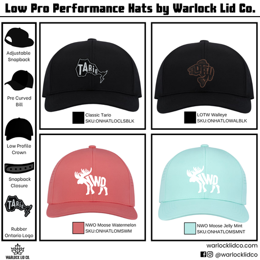 Tario Low Profile Performance Snapbacks
