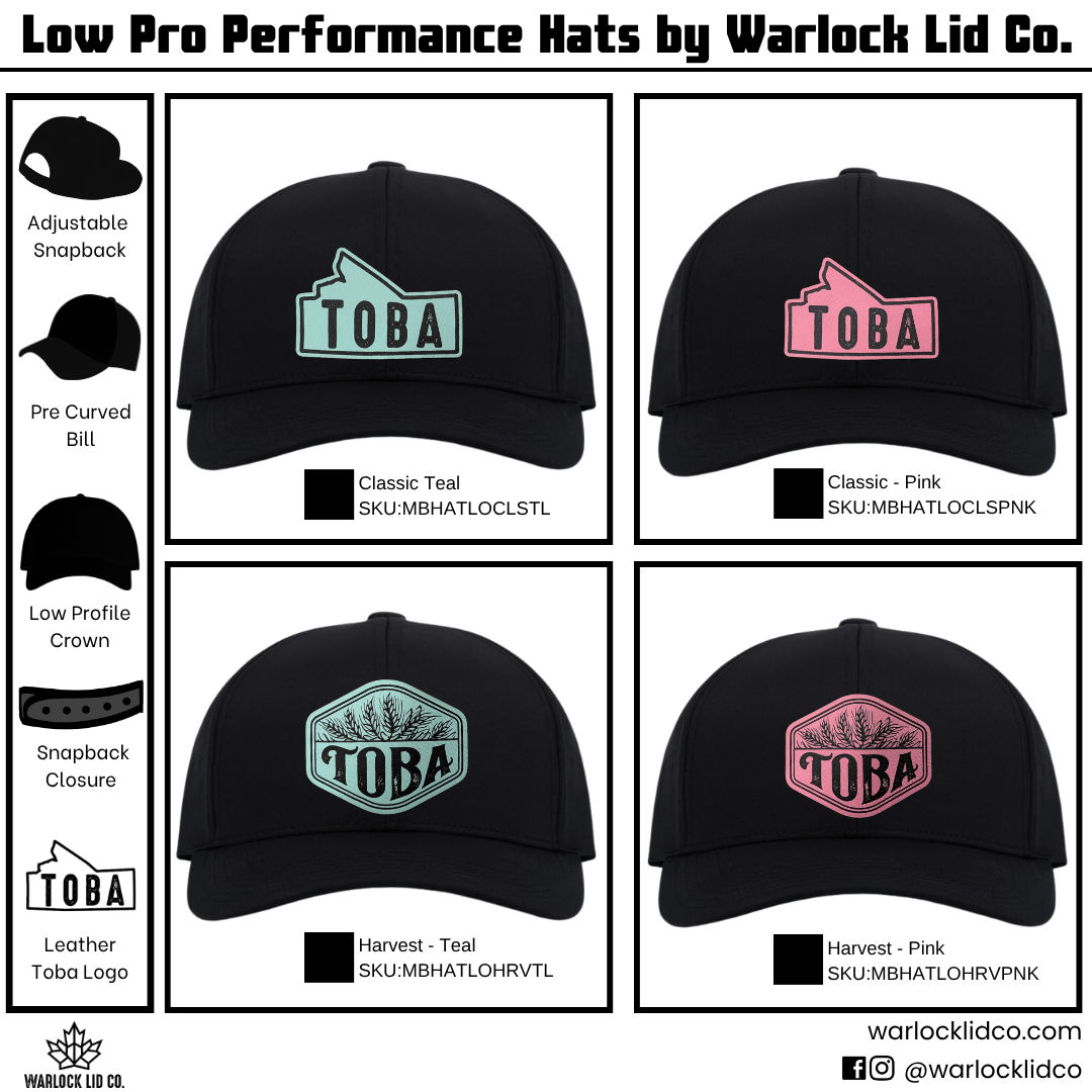 Toba Low Profile Performance Headwear