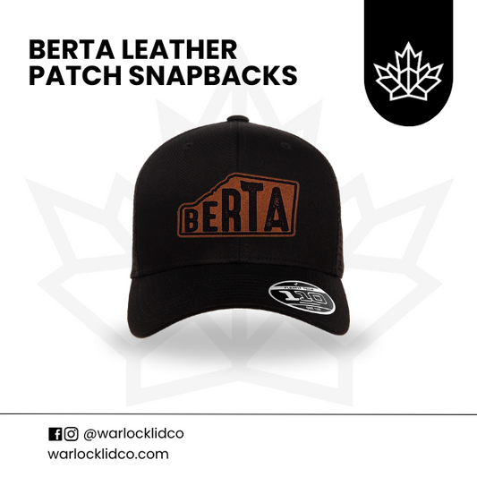Build Your Own Berta Leather Patch Snapback Hat